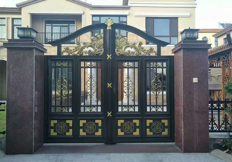 濟(jì)南鋁藝大門,山東鋁藝大門